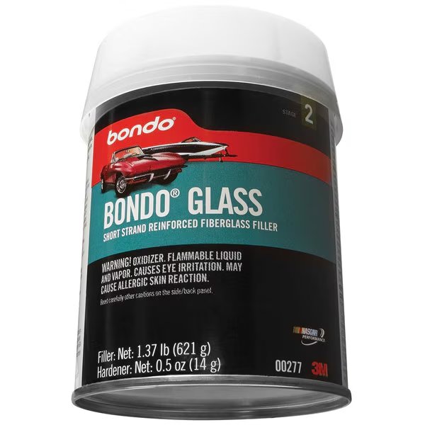 3M 00277 Bondo Glass Reinforced Filler - Pint, 3M, Mfr#: 7010363040